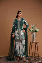 Shamaeel - RF-10 - Khaddi Silk & Net - 3 Piece